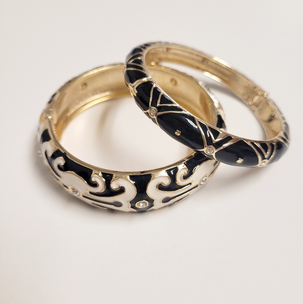 VINTAGE Nordstom Sequin Bangle Bracelets